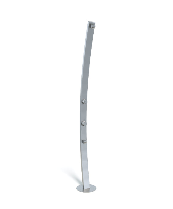 Rainware Outdoor Shower - Beach Aquiline + FW 5007 Single Shower & Footwash - Time Flow Rainware Outdoor Shower - Beach Aquiline + FW 5007 Single Shower & Footwash - Time Flow